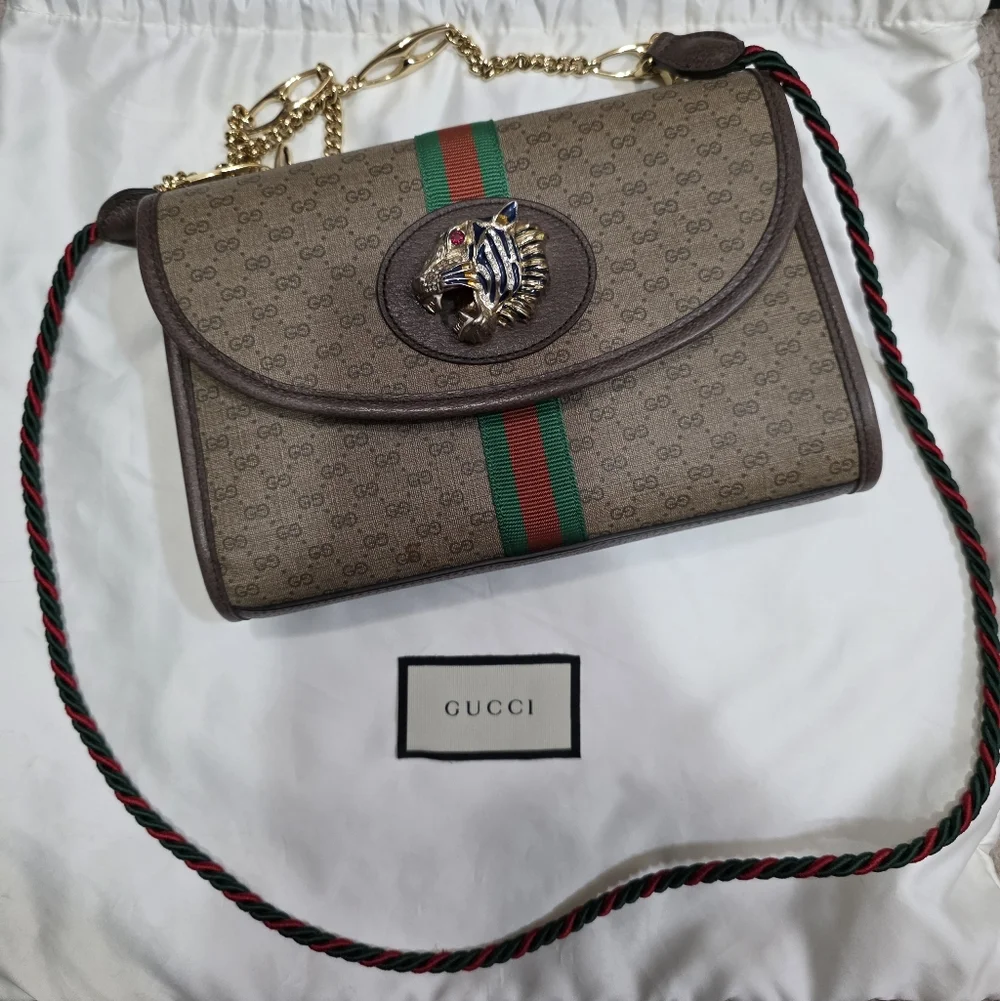 Gucci Rajah leather handbag - Picture 2 of 7